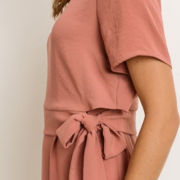 Front Tie Midi Dress - Picture 3 of 6